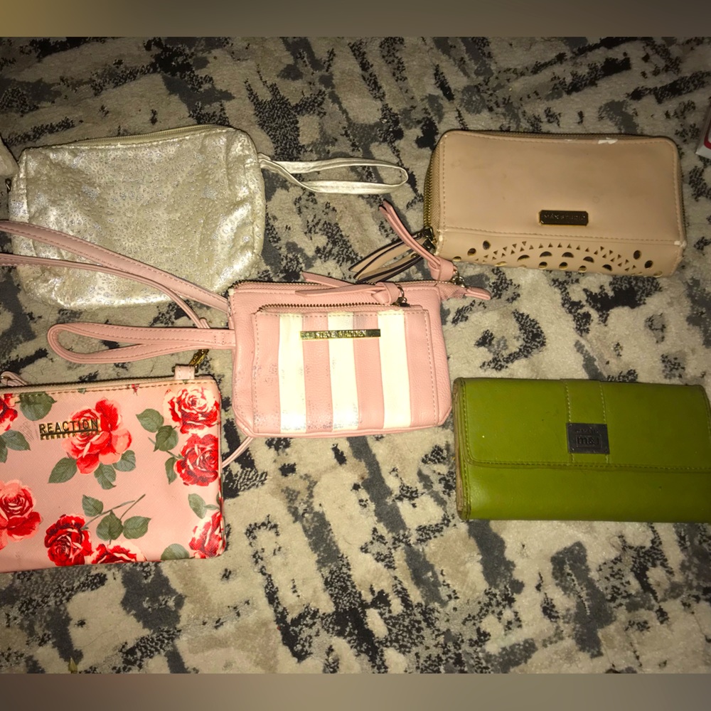 Set of 5 Hand bag purse wallet